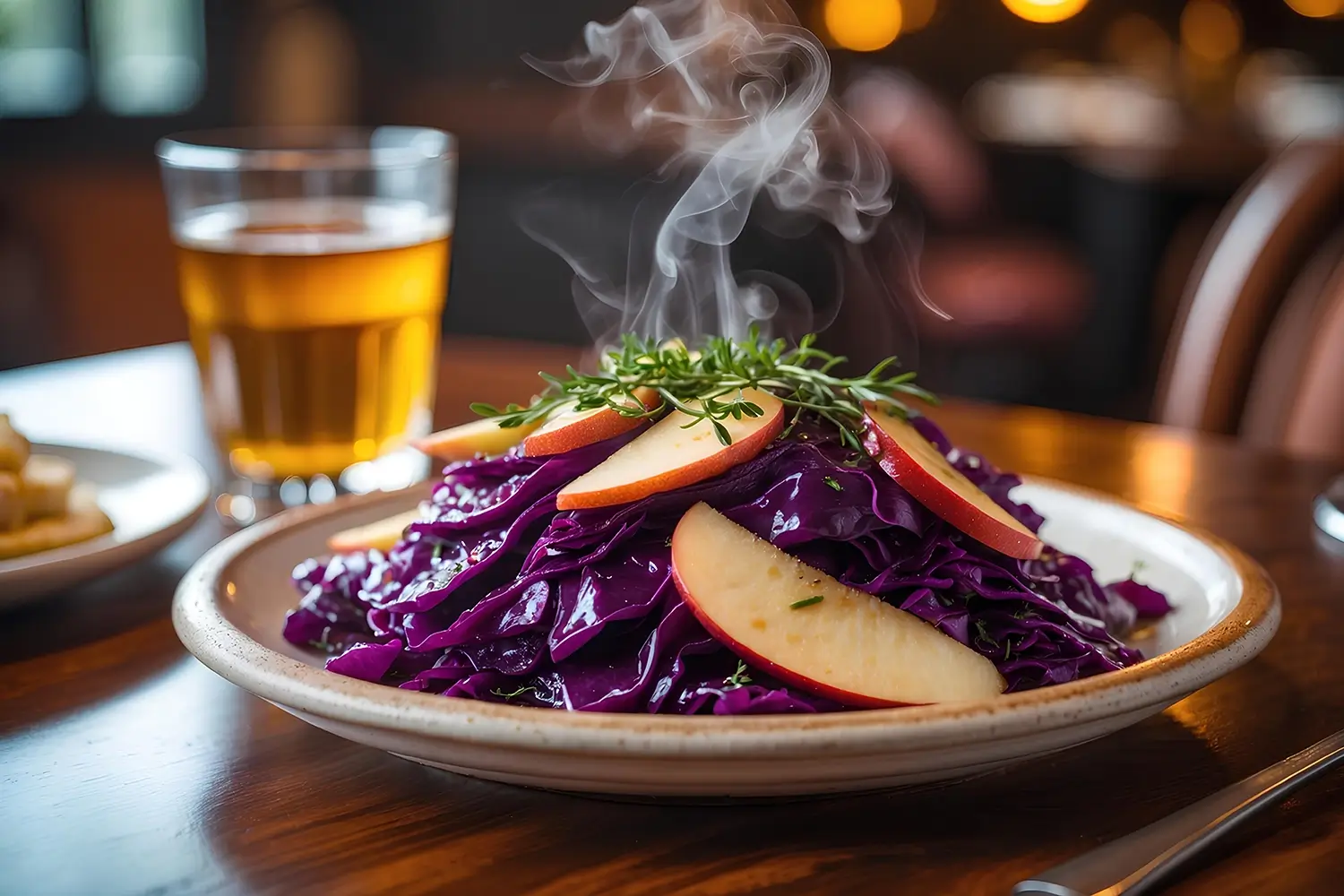 Low Carb Rotkohl mit Apfel und Zimt Low Carb Rotkohl mit Apfel und Zimt