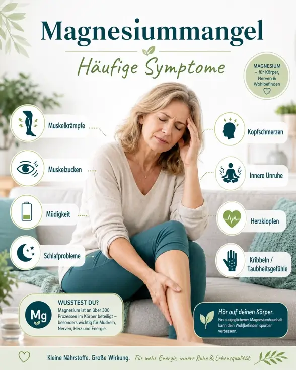 Magnesiummangel Symptome