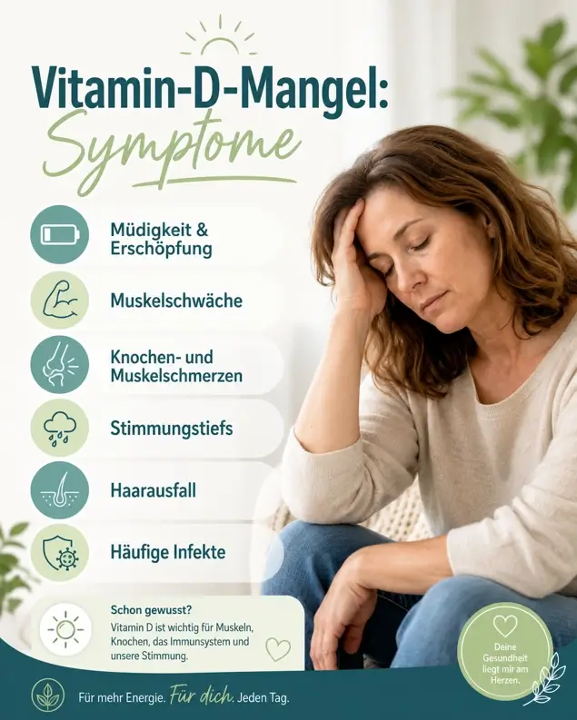 Vitamin-D-Mangel Symptome